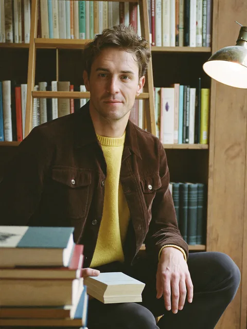 Bookshop Poet: reference scene with a man