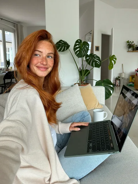 Creative Workspace: reference scene with a woman