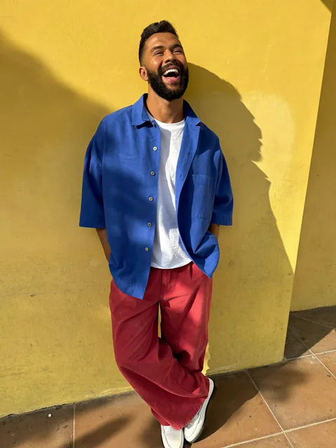 Off-Duty Color: reference scene with a man