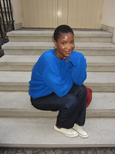 Off-Duty Color: reference scene with a woman